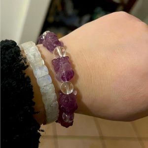 High Quality Sailor Moon Rainbow Fluorite Bracelet
